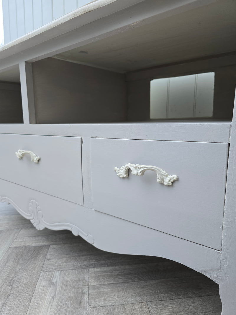 Upcycled Shabby Chic TV Stand