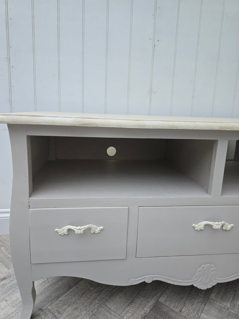 Upcycled Shabby Chic TV Stand