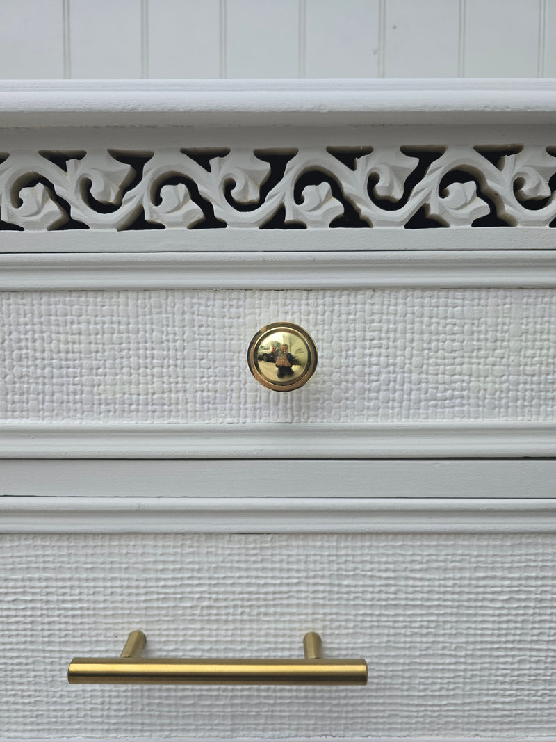 Upcycled Luxury Ornate Chest of Drawers