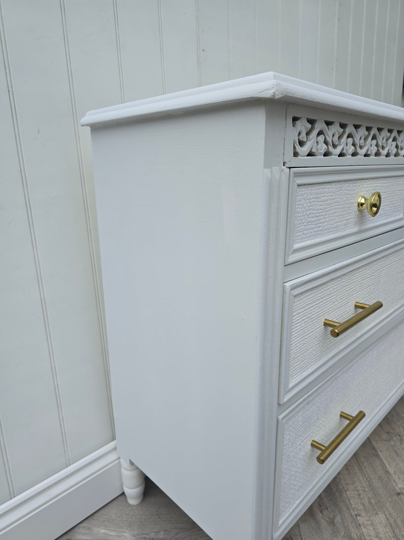Upcycled Luxury Ornate Chest of Drawers