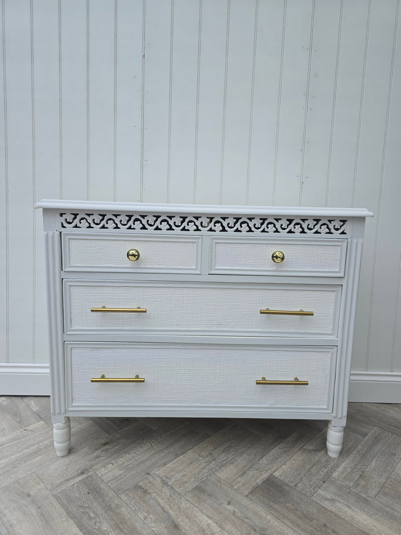 Upcycled Luxury Ornate Chest of Drawers