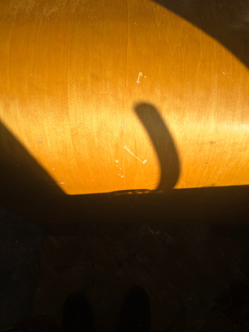 Luxury Mid-Century Italian Beech Wood Executive Desk